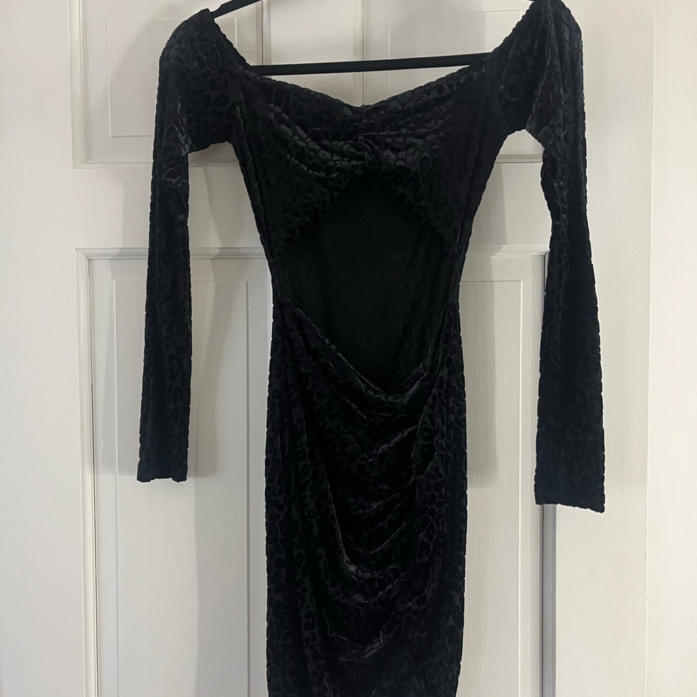 NAKED WARDROBE Cut-Out Mini Dress